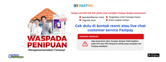 Waspada Penipuan Mengatasnamakan Fastpay!