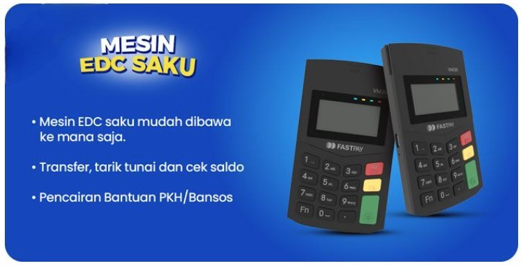 Mini ATM EDC fastpay di shopee Tokopedia
