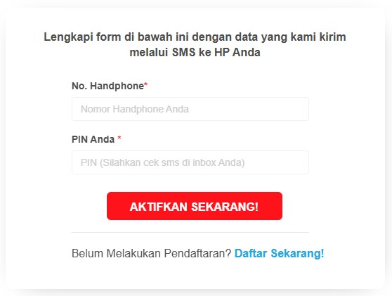 cara aktivasi fastpay
