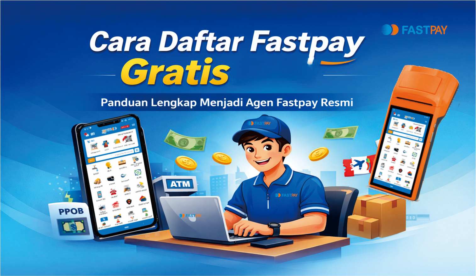 cara daftar fastpay gratis - panduan menjadi agen fastpay resmi