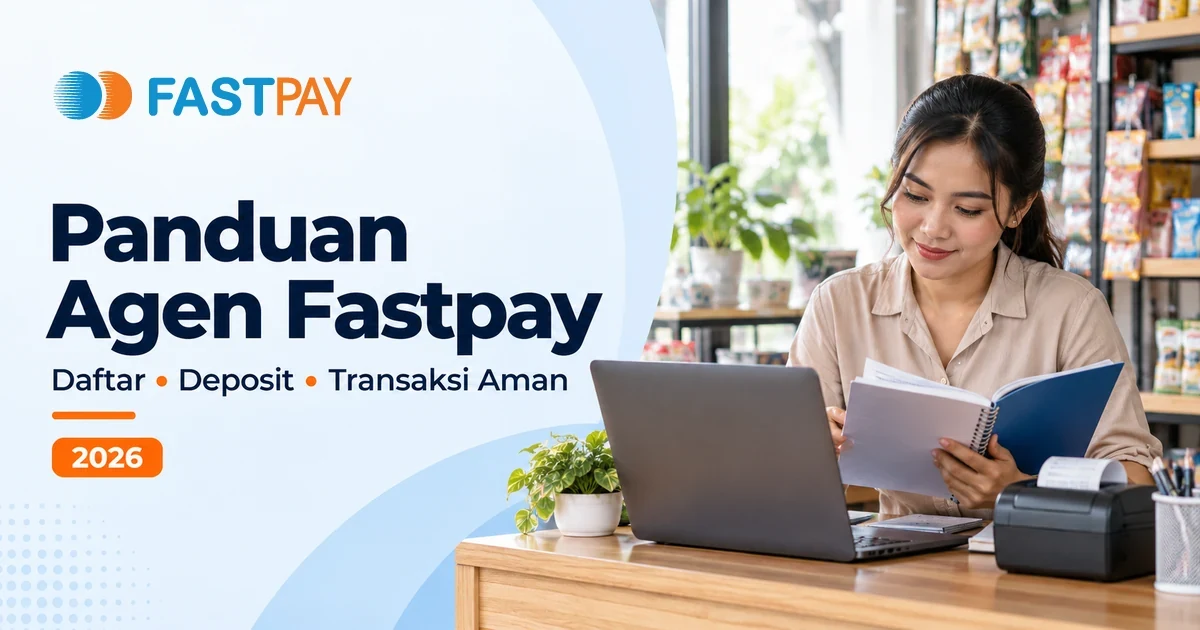 Panduan agen Fastpay untuk daftar, deposit saldo, dan transaksi aman di loket
